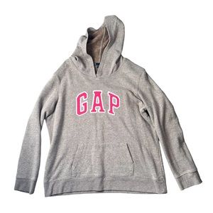 vintage gap spell out logo hoodie